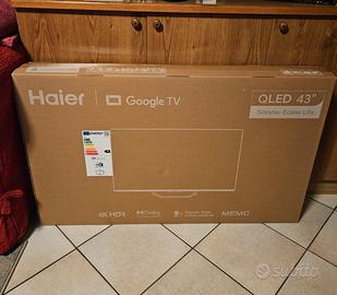 TV Qled Haier 43" nuova con garanzia 