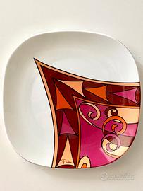 Emilio Pucci Richard Ginori 1970 piatto porcellana