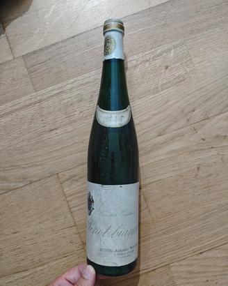 vino d'annata per collezionismo 1964 pinot grigio