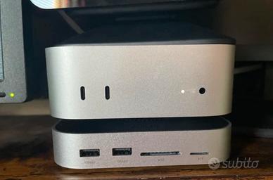Mac mini m4 + dock espansione, scatola ecc