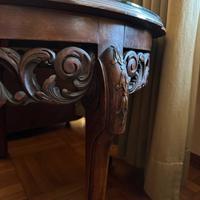 Elegante consolle antica con grande specchio origi