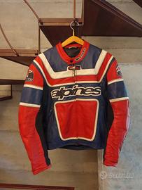 giacca moto in pelle alpinestar 