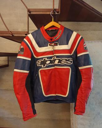 giacca moto in pelle alpinestar 