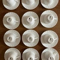 Set 12 tazzine e piattino Wedgwood Candlelight