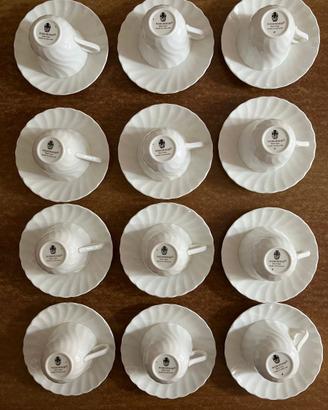 Set 12 tazzine e piattino Wedgwood Candlelight