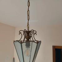 Lampadario - Metallo, Ottone, Vetro