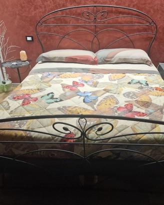 letto matrimoniale ferro battuto Cantori