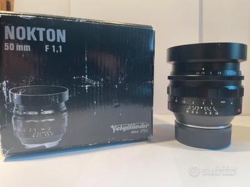 VOIGTLÄNDER NOKTON 50 mm F/1.1 Leica M mount