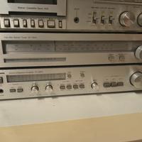 TECHNICS AMPLIFICATORE+TUNER+PIASTRA+GIRADISCHI 