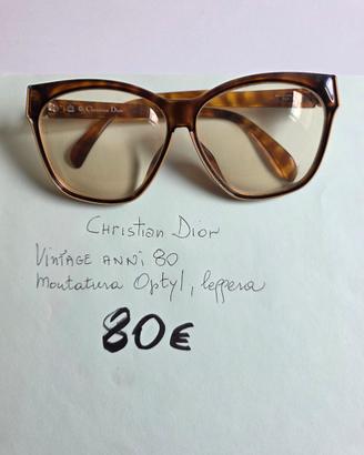 Montatura usata Cristian Dior.