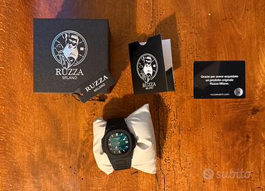 Ruzza Watch Nero Verde ultima serie Nuovo