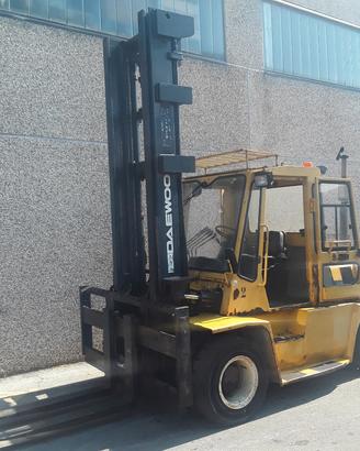 Carrello elevatore diesel grande portata 8000kg ca
