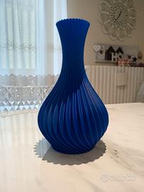Vaso 3D da arredo interno Blu cobalto