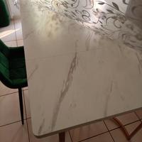 Tavolo rettangolare finta marmo