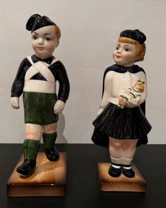 Antonio Zen - coppia di giovani Balilla