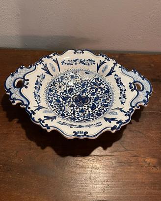 Vaso da portata in ceramica di Faenza