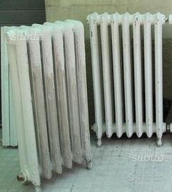 Termosifoni ghisa e valvole antichi