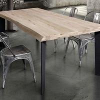 Tavoli in ferro e legno su misura