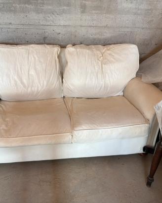 divano in pelle due posti Ampio 170 cm