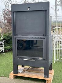 CAMINO MONOBLOCCO LEGNA 17 KW  VENTILATO