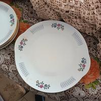 Splendido set di 4 piattivintagein porcellana, i