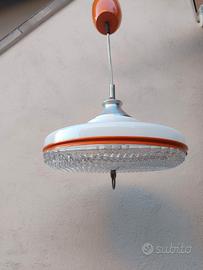 Lampadario vintage Space Age anni 70