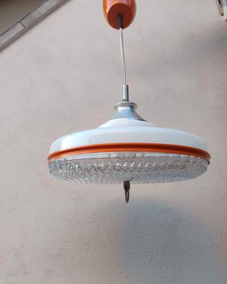 Lampadario vintage Space Age anni 70