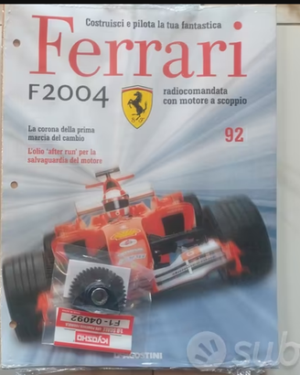 DeAgostini Ferrari F2004 Kyosho Fascicolo n.92