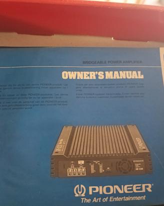 libretto originale Pioneer gm-4200