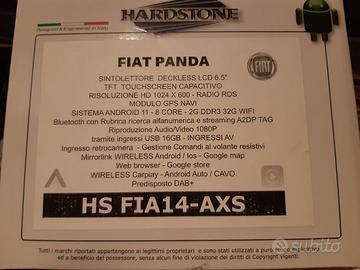 AXS  android multimedia system  FIAT PANDA EASY