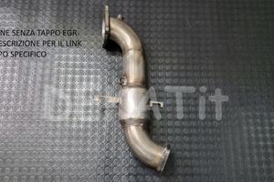 DOWNPIPE INOX Ø 76 400 CELLE E4 GIULIA STELVIO 2.0