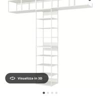PLATSA scaffale a giorno bianco Ikea