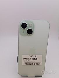 IPHONE 15 128 GB verde usato garanzia 