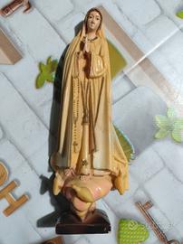 Antica statuina Madonna Cm 15