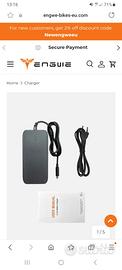 Batteria e carica per bici elettrica engwe L20 boo