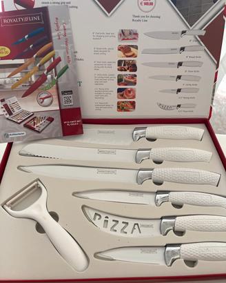 Royalty line set coltelli da cucina nuovi