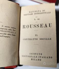 Minilibro "Il contratto sociale" di Rousseau