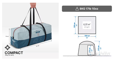 Gazebo arpenaz da campeggio