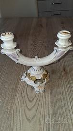 candelabbra  porcellana vintege