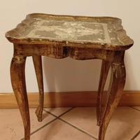 Tavolino dorato Fiorentino 