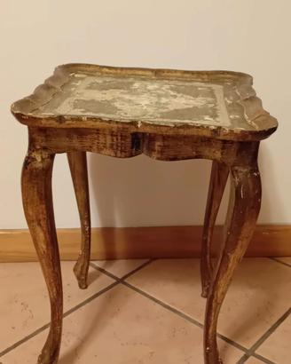 Tavolino dorato Fiorentino 