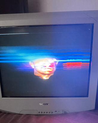 Tv vintage Sony 21” grigio