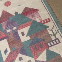 Tappeto intrecciato vintage