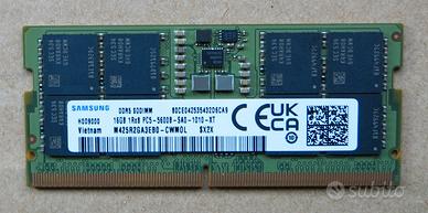SODIMM DDR5 da 16Gb 5600 - nuovo