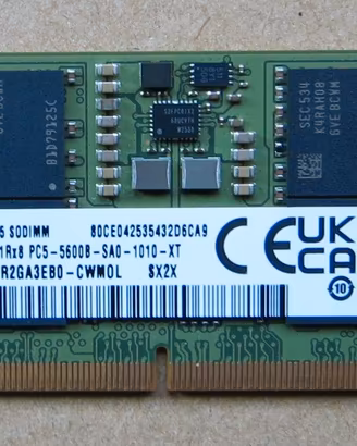 SODIMM DDR5 da 16Gb 5600 - nuovo