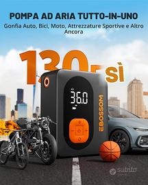 Compressore Portatile Auto, Moto, Bici, Pallone