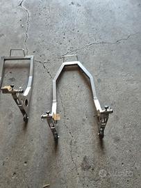 cavaletti x moto fatti in acciaio inox