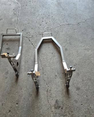 cavaletti x moto fatti in acciaio inox