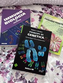 libri biologia: genetica fisiologia veg immunobiol