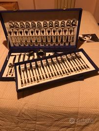 Servizio posate acciaio e oro